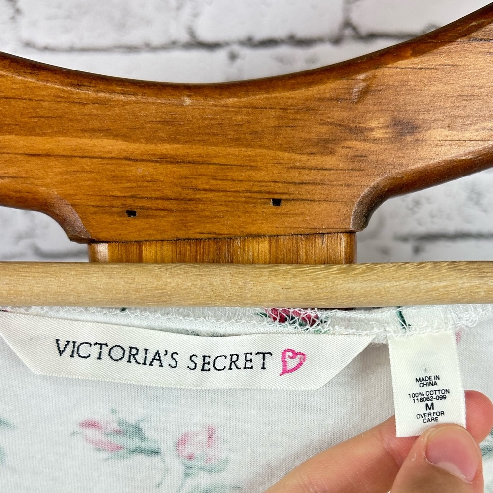 Victoria's Secret | Vintage White and Pink Floral Cute Dress size M - Picture 6 of 6